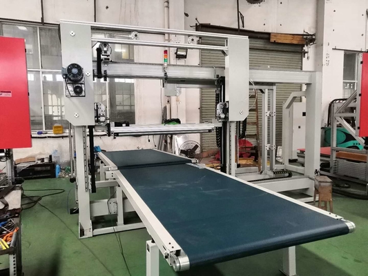 Esnek Sünger Kesme D&T Endüstrisi için CNC Döner Çift Blade Köpük Kesme Makinesi