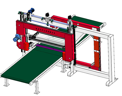 380v 50hz Çift Bıçaklı 10m/Dk CNC Kesme Makinesi DTC-SD2012