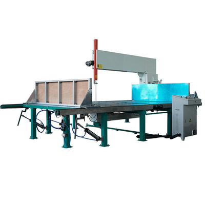 1.74kw 1200mm Yükseklik PU Köpük Kesme Makinesi Sacda Dikey CE