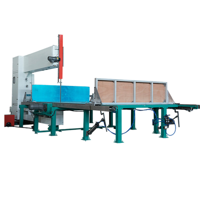 1.74kw 1200mm Yükseklik PU Köpük Kesme Makinesi Sacda Dikey CE