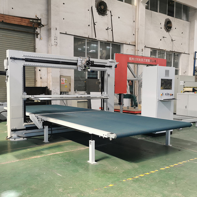 DTC-SD2012 PU köpük süngeri için çift bıçaklı salınımlı köpük kontur kesme makinesi
