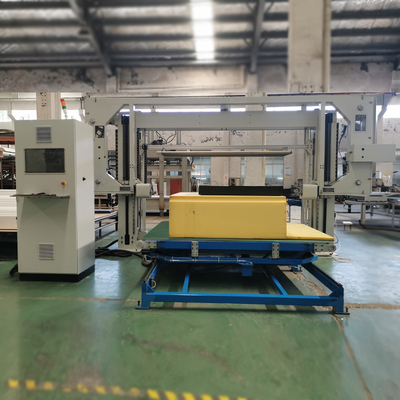 CNC köpük dikey kesme makinesi Esnek PU köpük kesme için dolaşım kesicisi Yüksek Hızlı Kontür Kesme Yüksek hassasiyetle