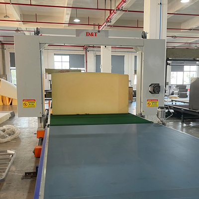 Cnc Makine Polyurethane Yüksek Hızlı Yatay Köpük Kesme Makinesini Sünger Yaprak için