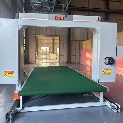 Cnc Makine Polyurethane Yüksek Hızlı Yatay Köpük Kesme Makinesini Sünger Yaprak için