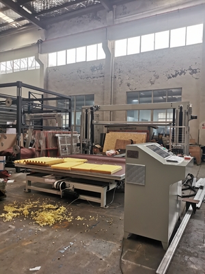 Vakum CNC EVA köpük bölme makinesi yatak PU hafıza köpük yastık makinesi ODM kabul edilebilir