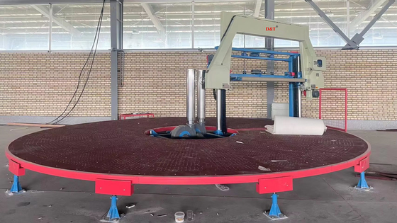 Polyurethane köpük sünger karusel bölme köpük kesme makinesi
