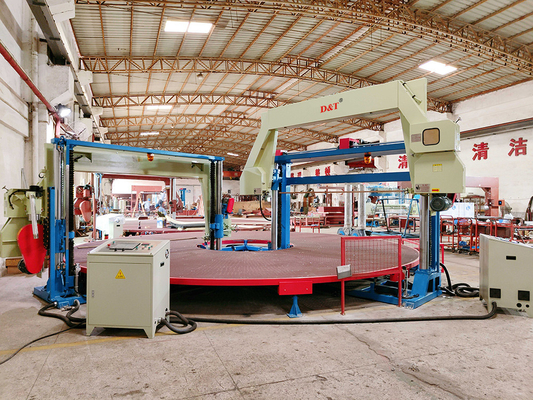 Polyurethane köpük sünger karusel bölme köpük kesme makinesi