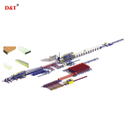 EPS Makinesi Paneller için Gelişmiş Sandviç Panel Üretim Lini