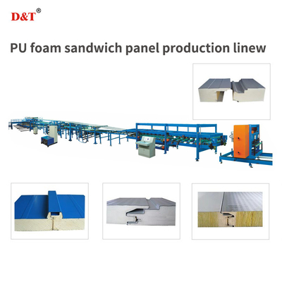 EPS Makinesi Paneller için Gelişmiş Sandviç Panel Üretim Lini
