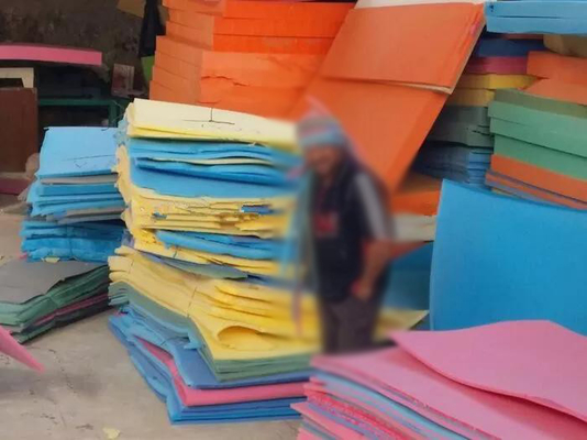 Sert köpük yaprak kesme makinesi 8.84KW Endüstriyel Styrofoam Kesme Makinesi