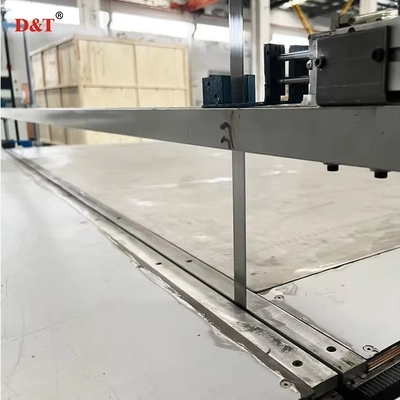 DTLQ-4L Model Otomatik Dikey Kesme Makinesi EVA ve İnci Pamuğu İçin Çalışma Platformu ve Tek Damperli
