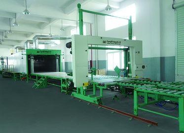 Tam otomatik sünger üretimi için sünger üretim hattı ve 4m x 3.2m x 3.2m Karıştırma Karıştırma Rack 17.5m x 2.4m x 1.2m Kurutma tüneli 16.9m