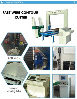 Sert PU EPS için Dijital CNC Bilgisayarlı PU Köpük Kesme Makinesi