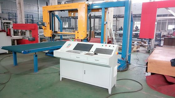 3D Şekiller kesmek için CNC Çift Bıçaklı Salınımlı Kontur Kesme Makinesi