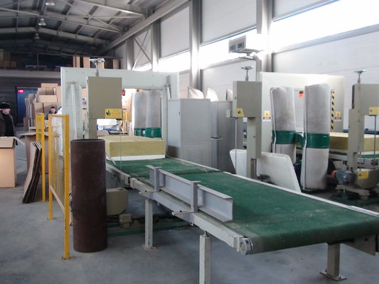 Vakum 8kw Dikey PU Köpük Kesme Makinesi 3000 * 1200 * 1200mm 2200kg 6m / Min