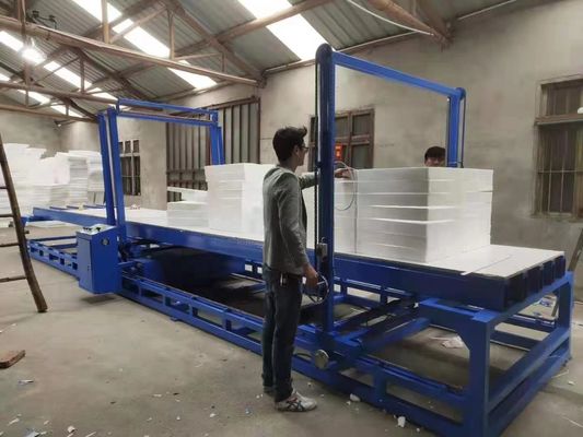 EPS'yi dilim halinde kesmek için Multiwires ile Endüstriyel EPS Kesme Makinesi 11.2KW Köpük Üretim Hattı