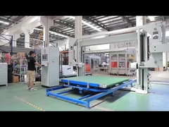 Yüzük bıçağı dönen kontur kesme makinesi PU köpük yatay DTC-R2012V5