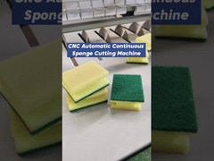 Bulaşık yıkama abrasif süngerleri için otomatik sürekli sünger freze makinesi