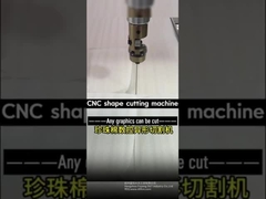 40m/Dakika Köpük Dik CNC Sünger Kesme Makinesi 2D Şekiller Keser